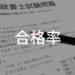 行政書士試験の合格率